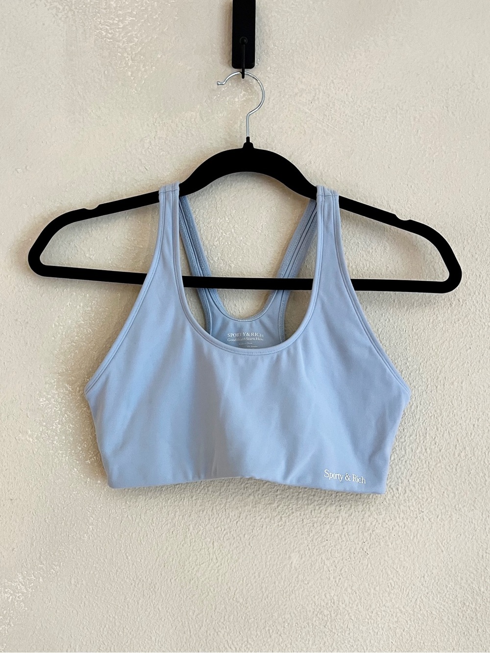 Sporty & Rich Light Blue Sports Bra
